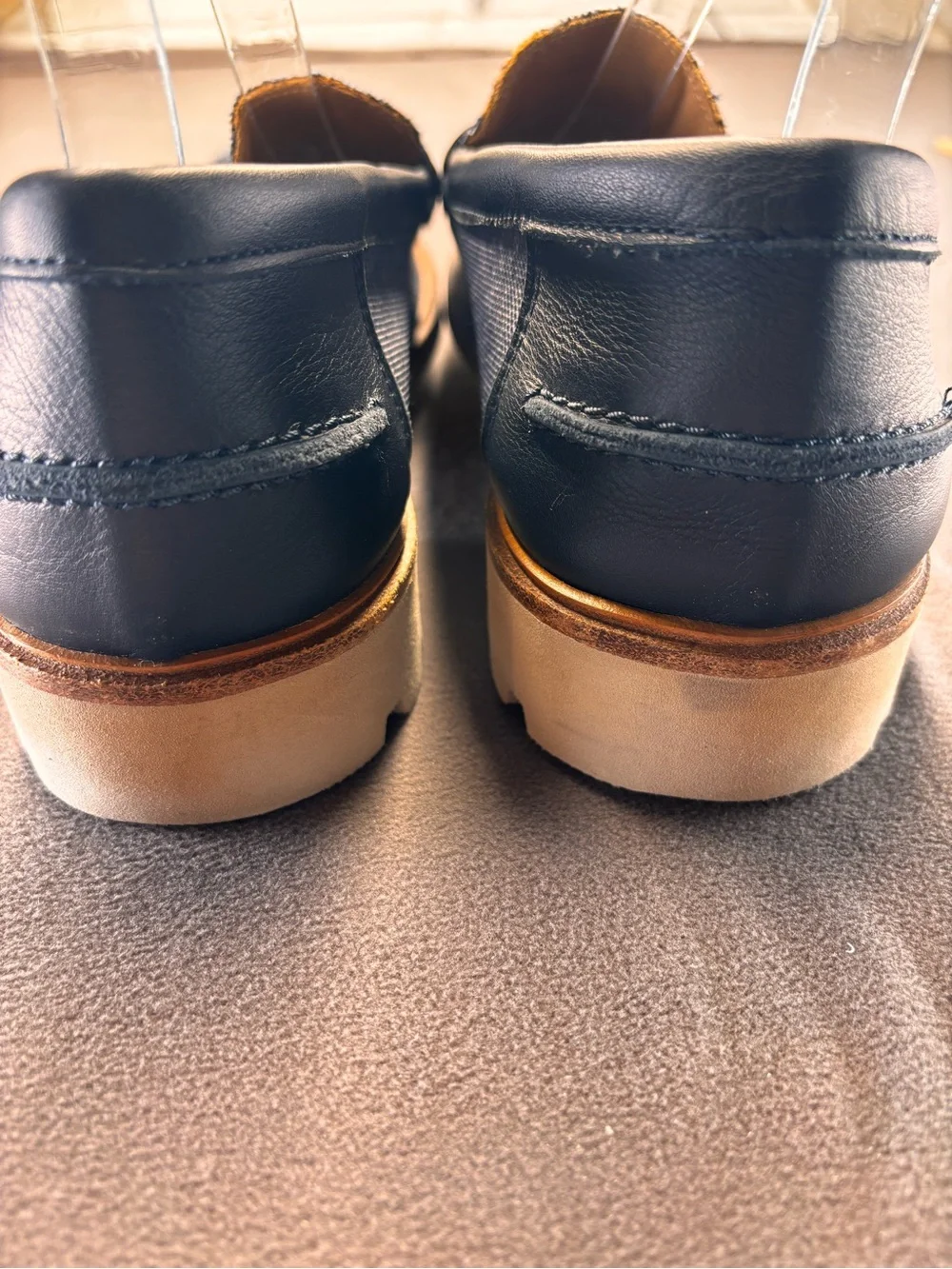 Donald Pliner Jimmy Slip-On Boat Penny Nylon Leather Loafers